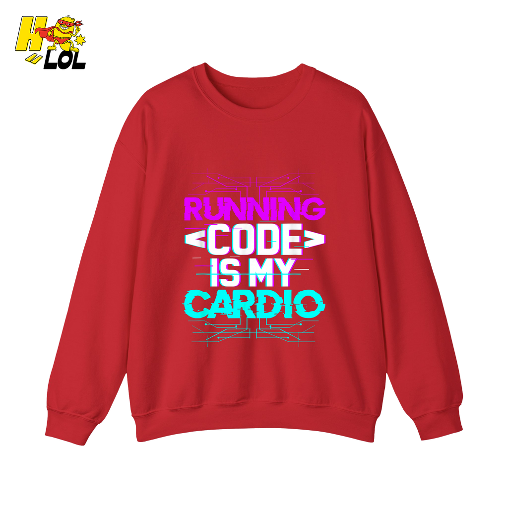 Running Code Is My Cardio Shirt Funny Programmer Neon Shirt - HQLOL