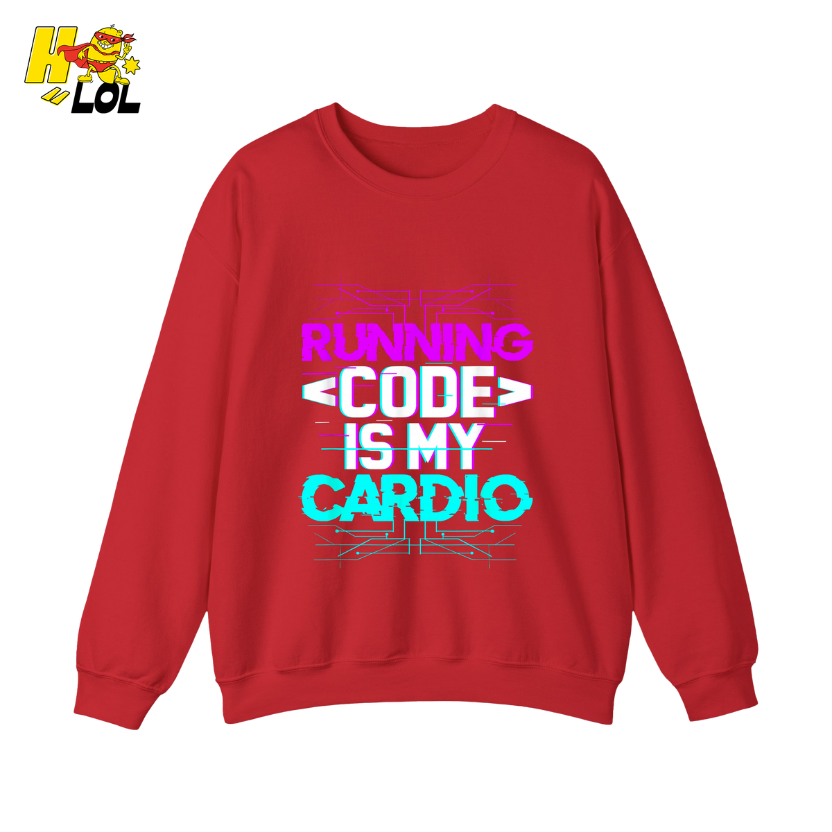 Running Code Is My Cardio Shirt Funny Programmer Neon Shirt - HQLOL