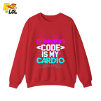 Running Code Is My Cardio Shirt Funny Programmer Neon Shirt - HQLOL