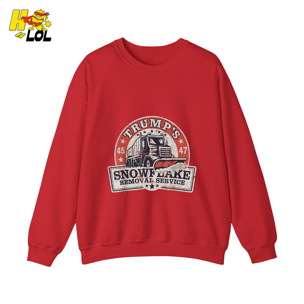 Trump 45/47 Snowflake Removal Service Anti-Liberal Satire Shirt - HQLOL