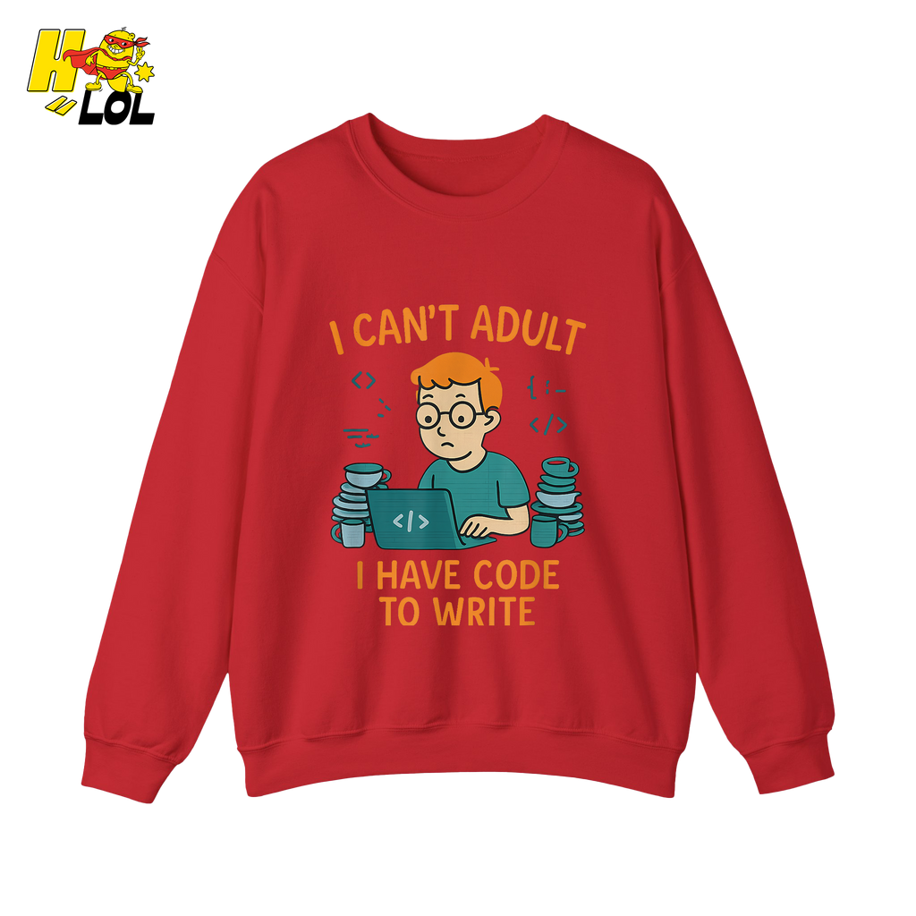 I Can’t Adult I Have Code To Write Shirt Funny Programmer Gift - HQLOL