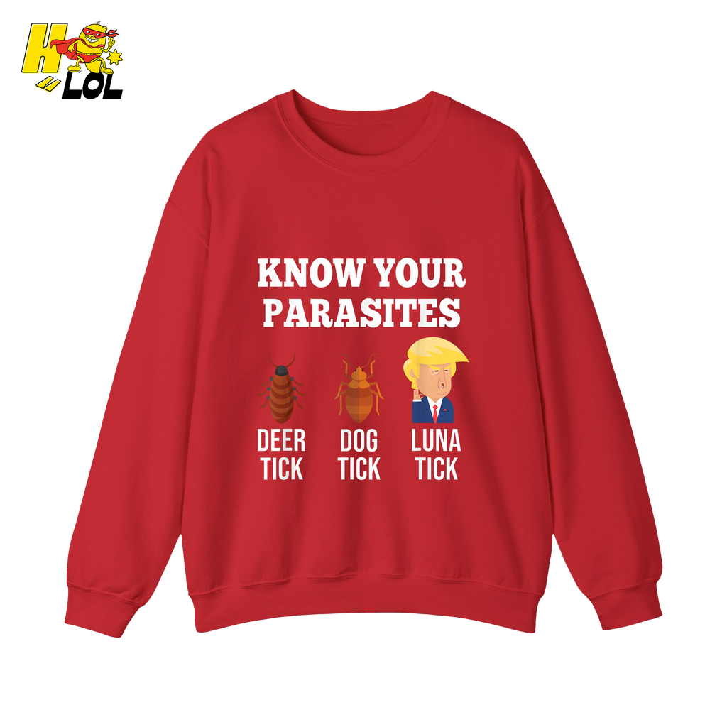 Know Your Parasites Shirt Funny Tick Meme Satire Graphic Shirt - HQLOL