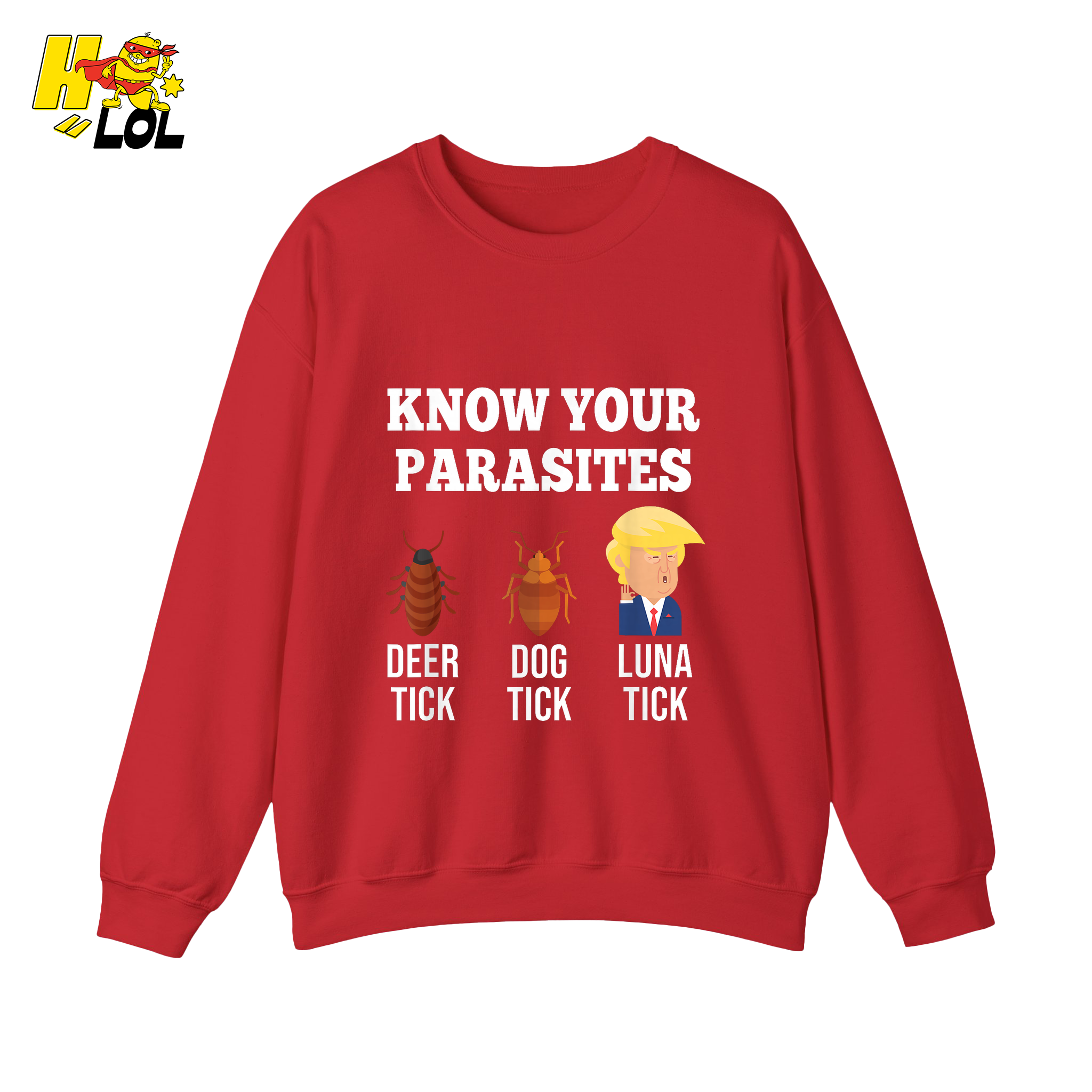 Know Your Parasites Shirt Funny Tick Meme Satire Graphic Shirt - HQLOL