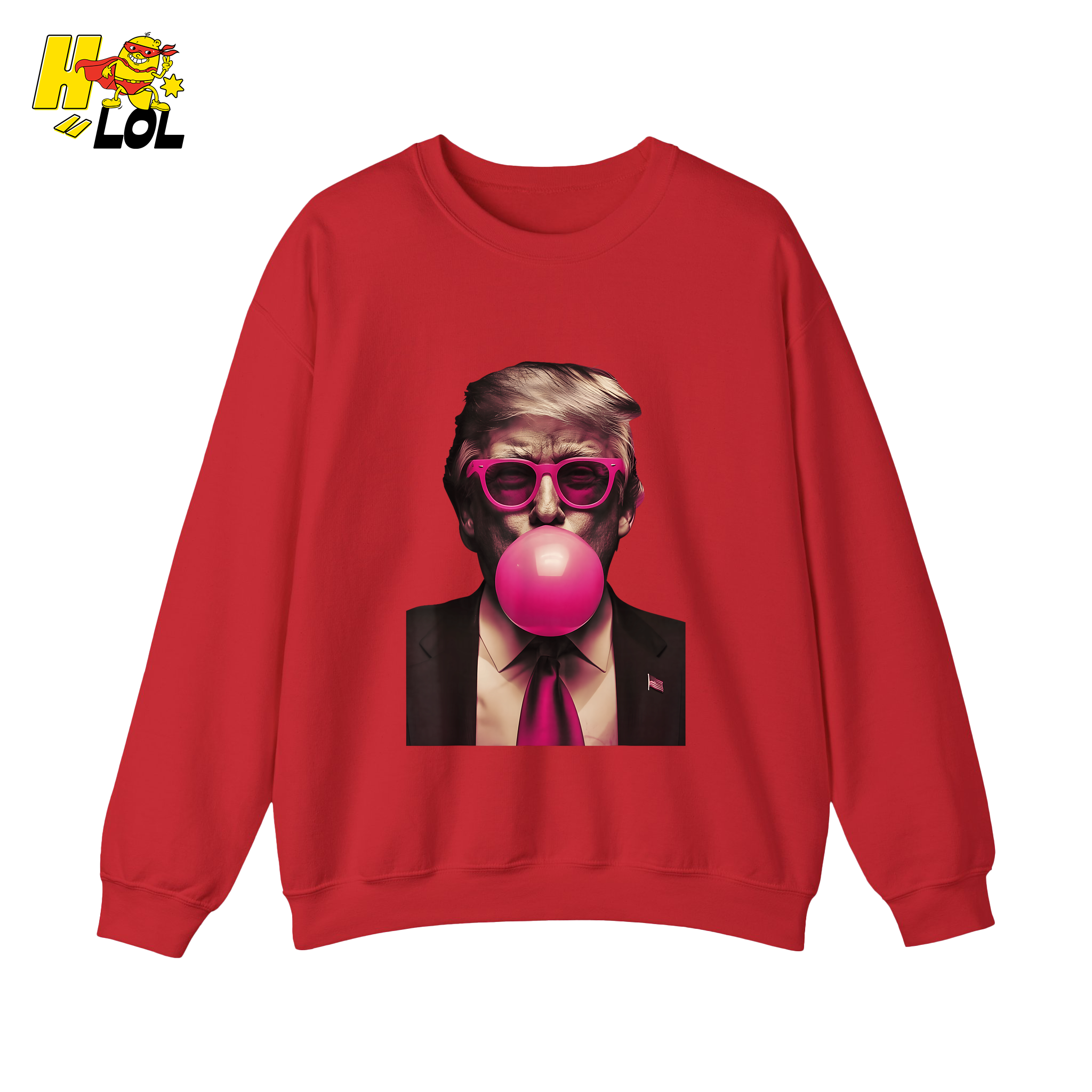 Trump Bubble Gum Pink Glasses Funny Pop Art Viral Meme Shirt - HQLOL
