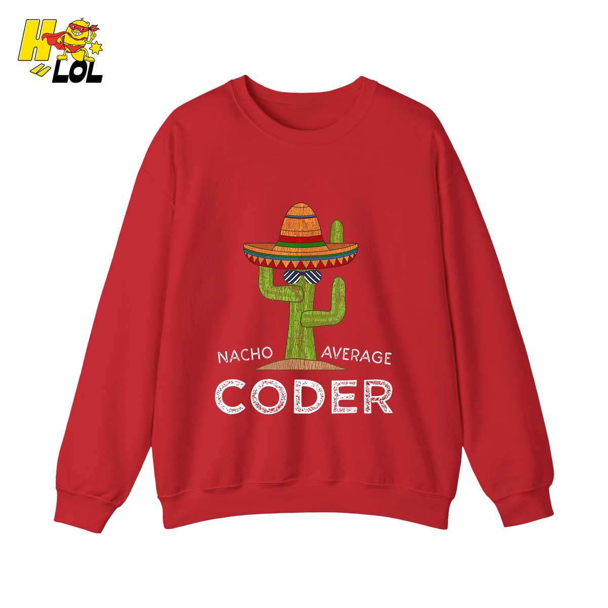 Nacho Average Coder Shirt Funny Programmer Cactus Shirt - HQLOL