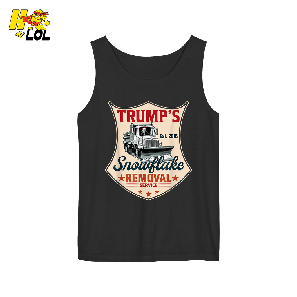 Trump's Snowflake Removal Service Funny Anti-Liberal Satire Shirt - HQLOL
