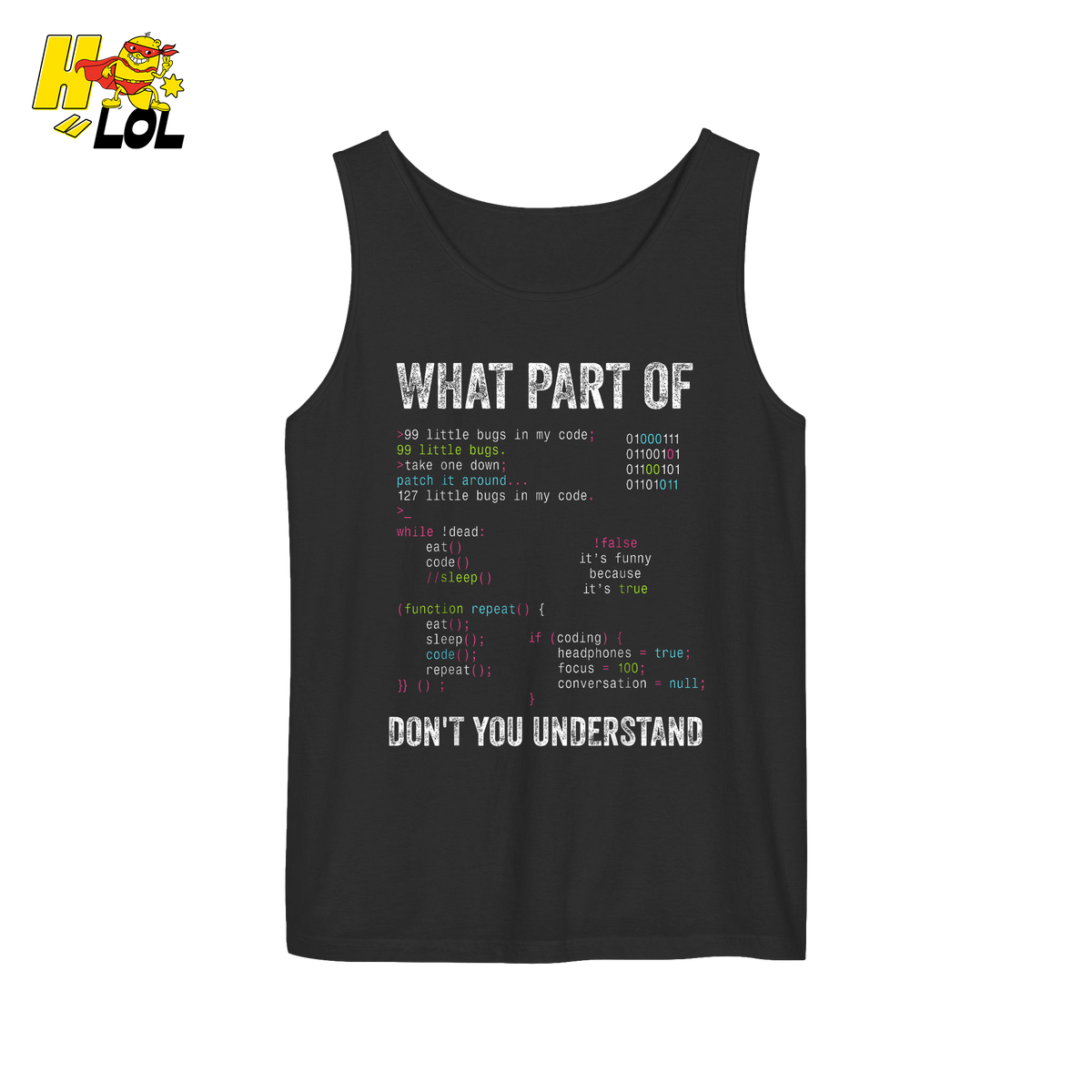 What Part of Don’t You Understand Shirt Funny Coding Programmer - HQLOL