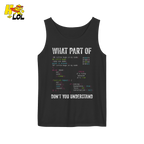 What Part of Don’t You Understand Shirt Funny Coding Programmer - HQLOL