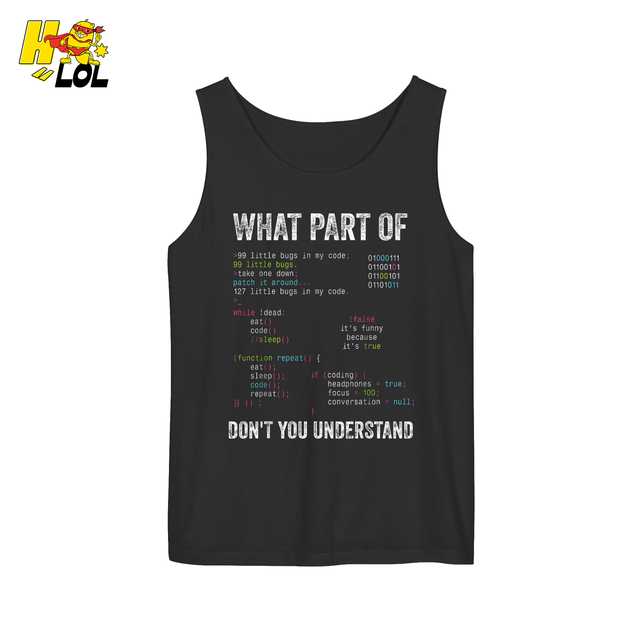 What Part of Don’t You Understand Shirt Funny Coding Programmer - HQLOL