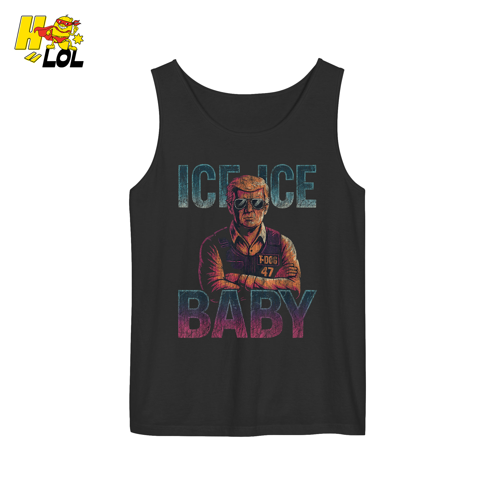 Ice Ice Baby Shirt Funny Meme Graphic Distressed Shirt - HQLOL