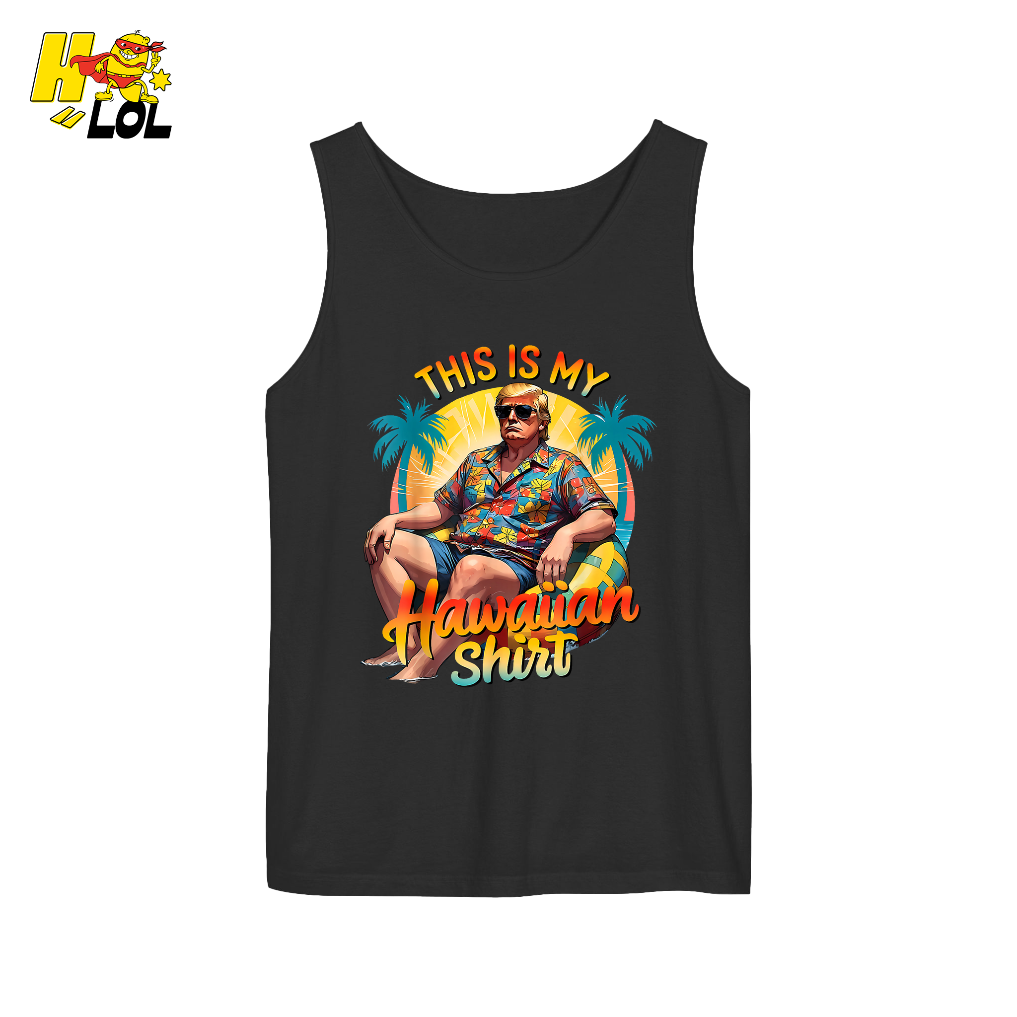 Trump Hawaiian Shirt Funny Summer Vacation Meme Gift Shirt - HQLOL