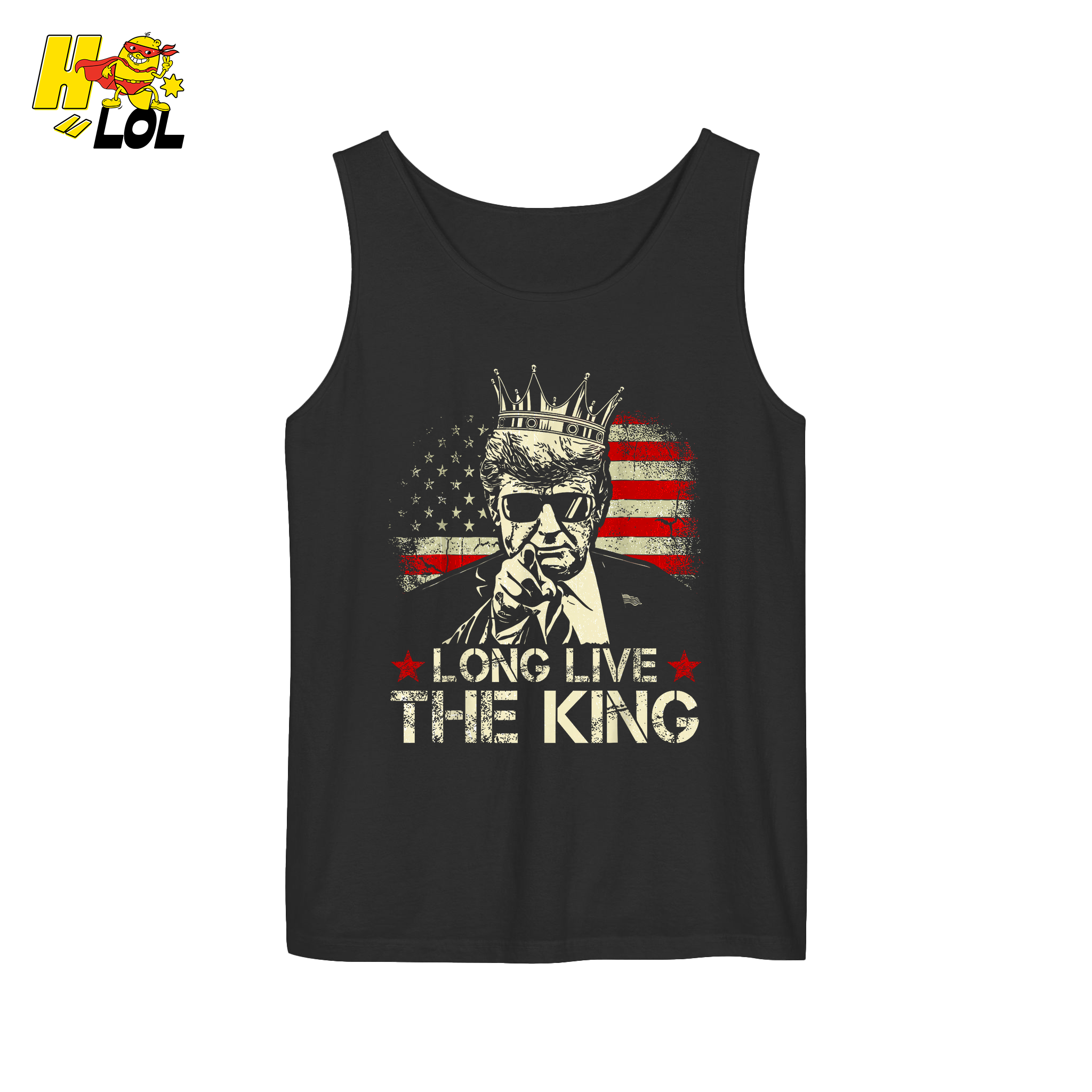 Donald Trump Long Live The King Shirt Patriotic Political Gift - HQLOL