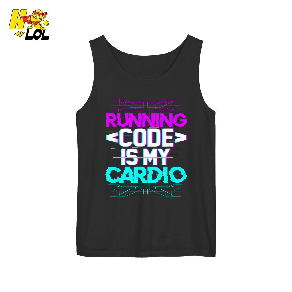 Running Code Is My Cardio Shirt Funny Programmer Neon Shirt - HQLOL