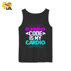 Running Code Is My Cardio Shirt Funny Programmer Neon Shirt - HQLOL