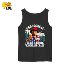 God Is Great Kamala Is Crazy - Trump Beer Patriotic Shirt - HQLOL