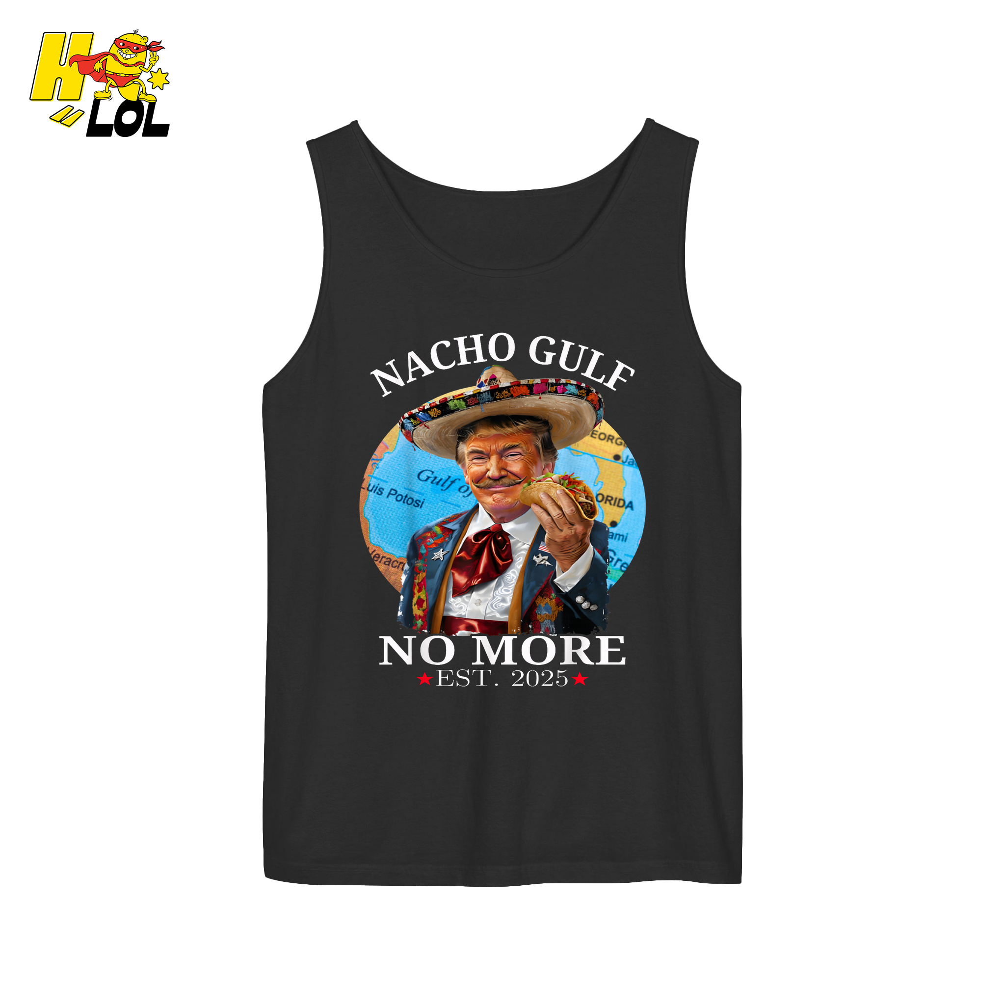 Nacho Gulf No More Shirt Funny Taco Sombrero Graphic Shirt - HQLOL