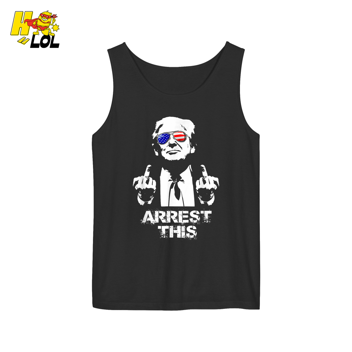 Trump Middle Finger Arrest This Edgy Political Anti-Woke Shirt - HQLOL