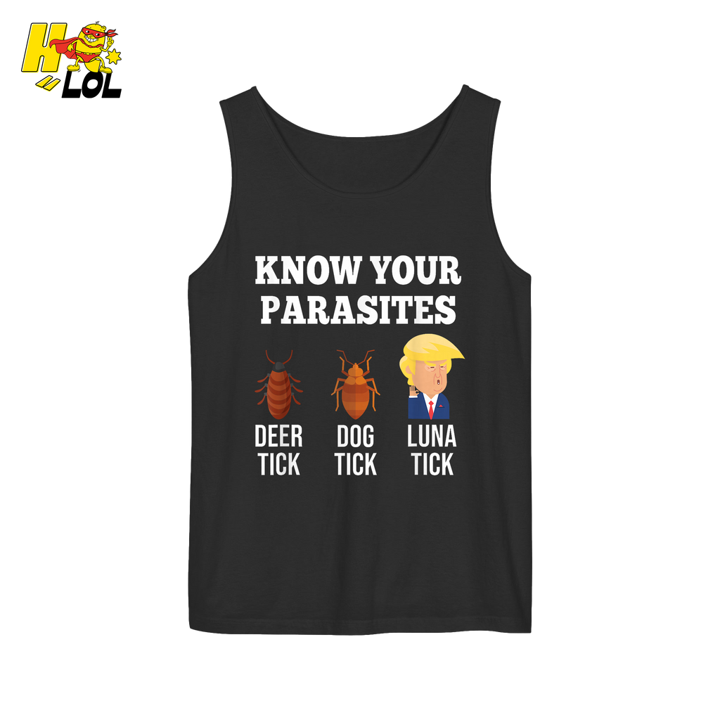 Know Your Parasites Shirt Funny Tick Meme Satire Graphic Shirt - HQLOL