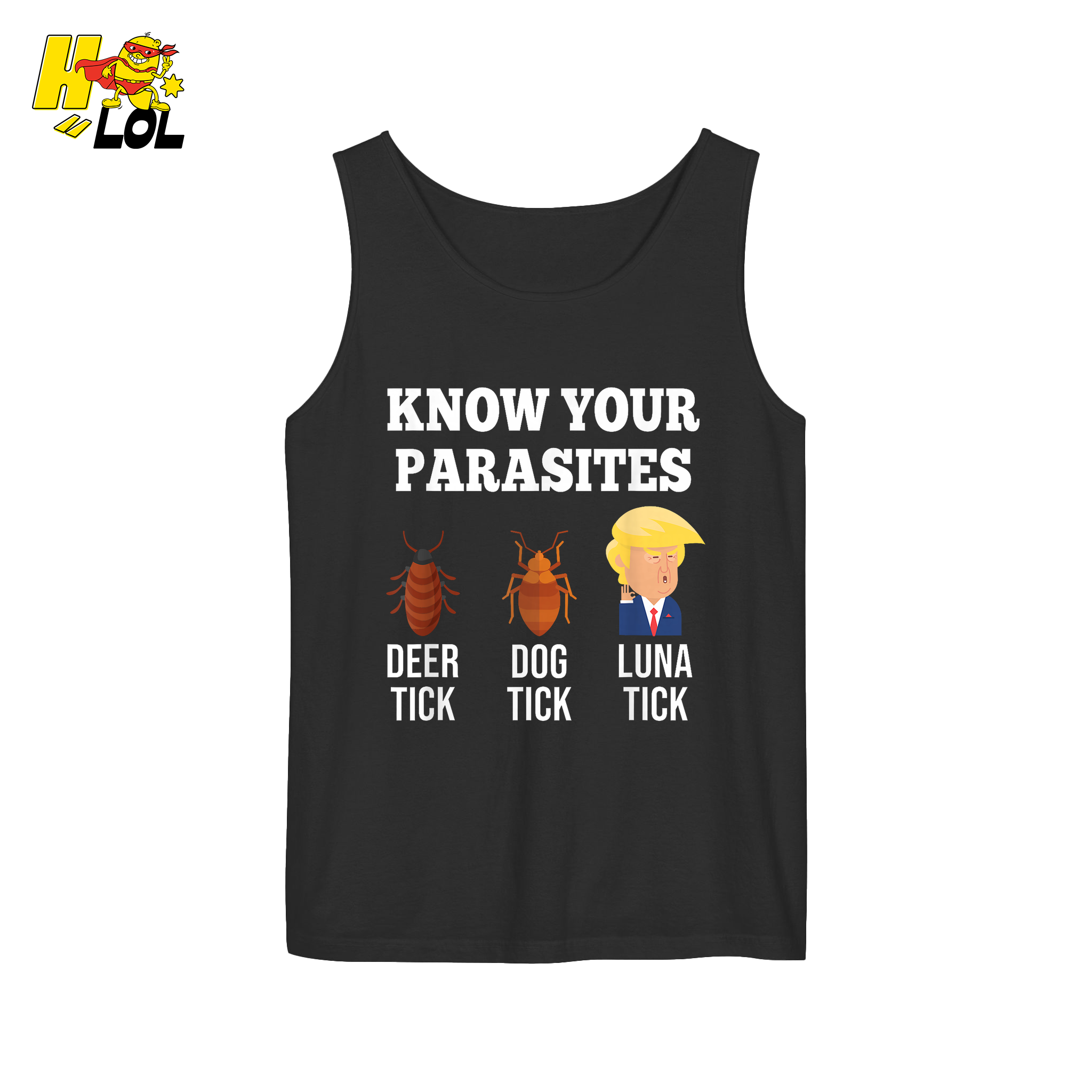 Know Your Parasites Shirt Funny Tick Meme Satire Graphic Shirt - HQLOL