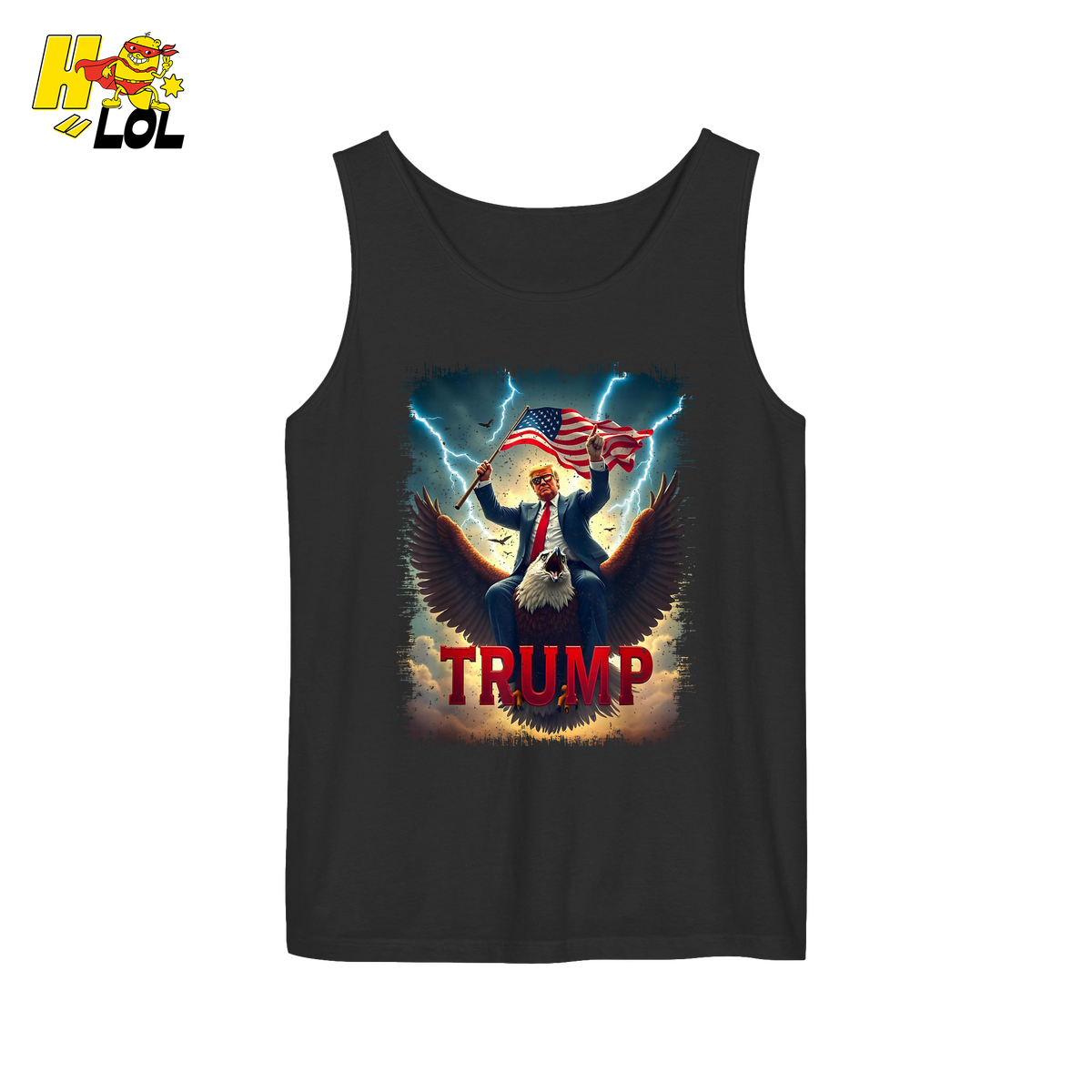 Donald Trump King & Eagle Shirt Patriotic MAGA Gift - HQLOL