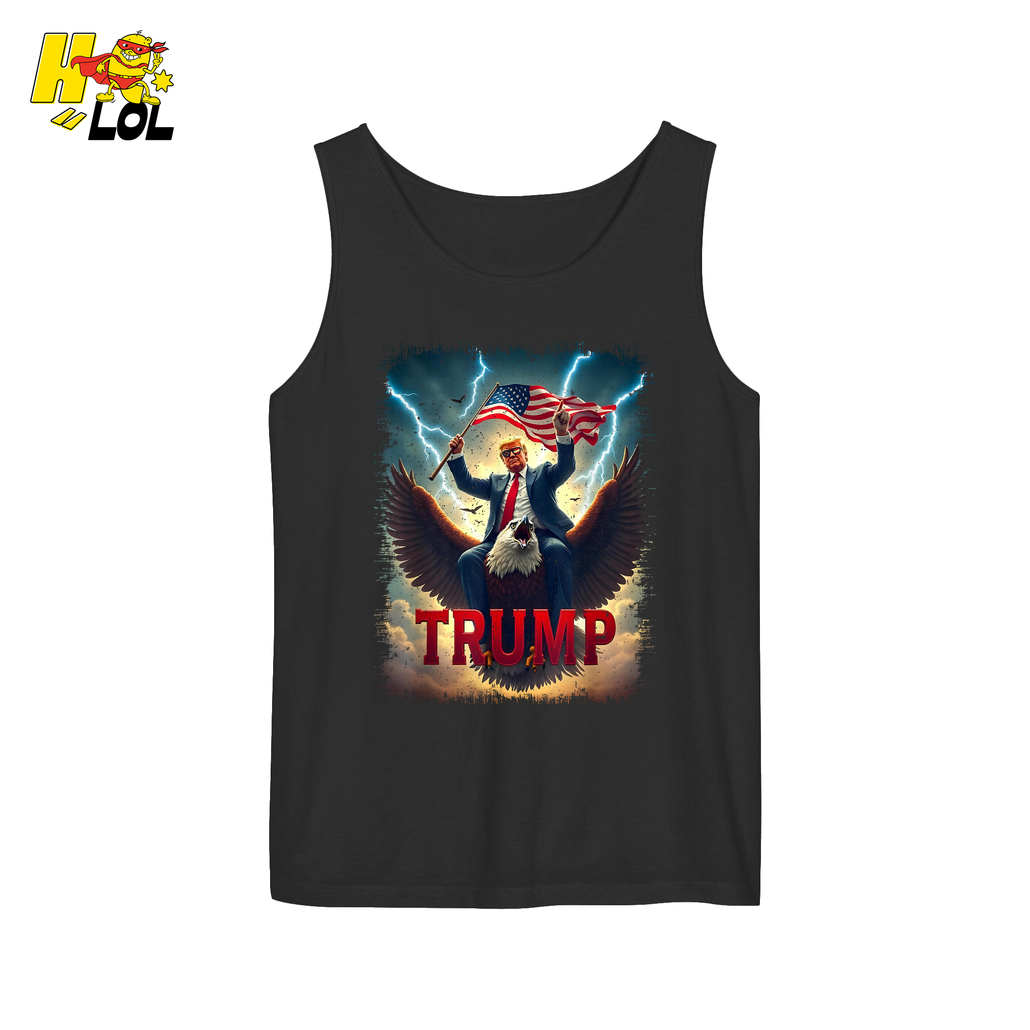 Donald Trump King & Eagle Shirt Patriotic MAGA Gift - HQLOL