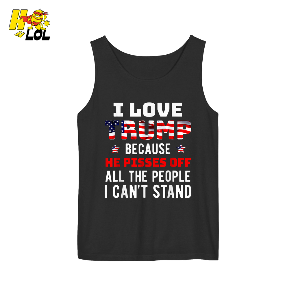 I Love Trump Shirt Funny Patriotic Quote Conservative Shirt - HQLOL
