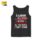 I Love Trump Shirt Funny Patriotic Quote Conservative Shirt - HQLOL
