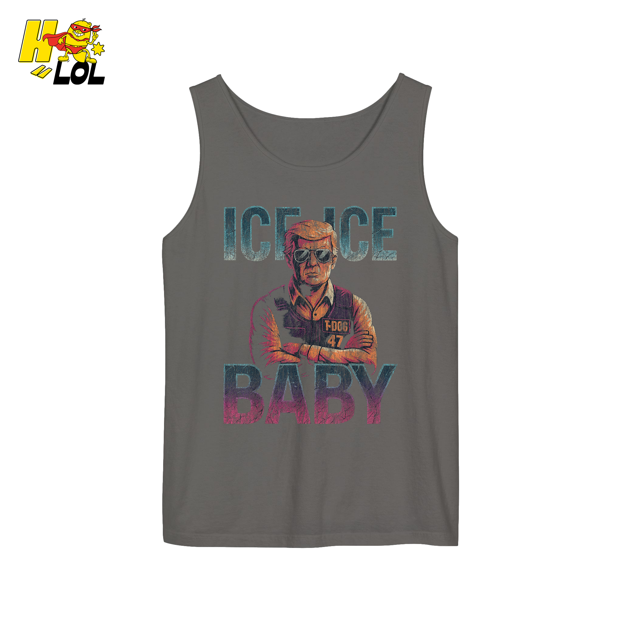 Ice Ice Baby Shirt Funny Meme Graphic Distressed Shirt - HQLOL