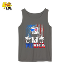 Merica Shirt Funny Patriotic USA Flag Graphic Shirt - HQLOL