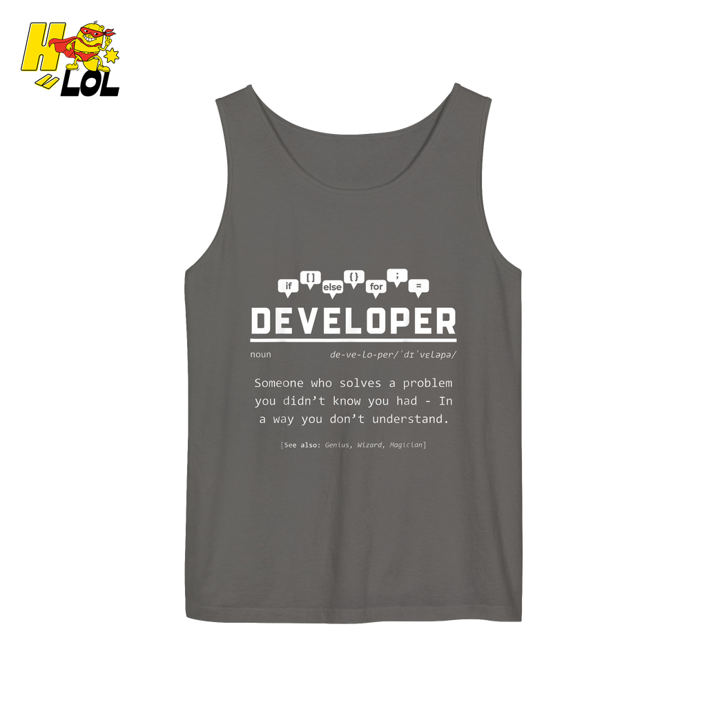 Developer Definition Shirt Funny Programmer Coding Shirt - HQLOL