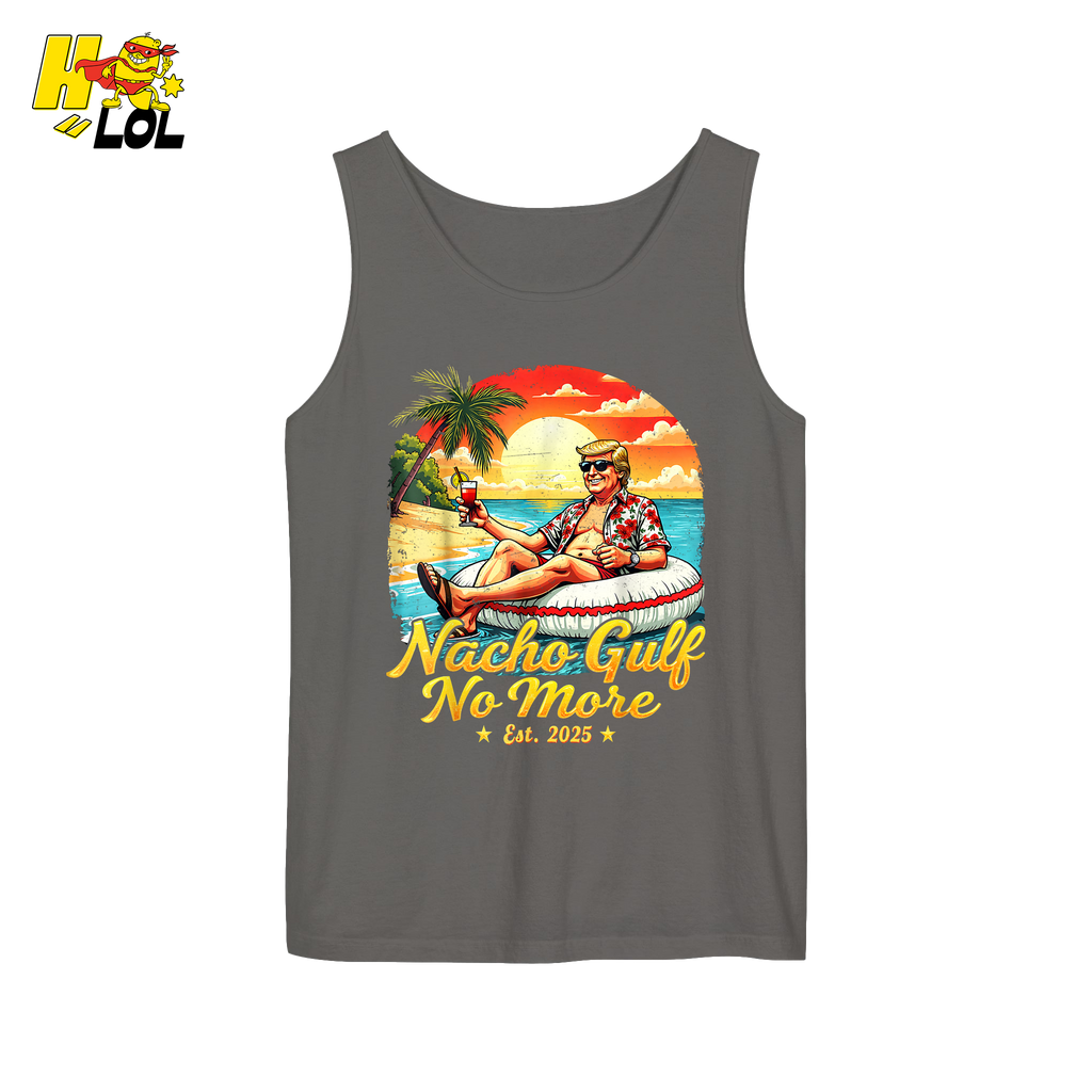 Nacho Gulf No More Shirt Funny Tropical Sunset Beach Graphic - HQLOL
