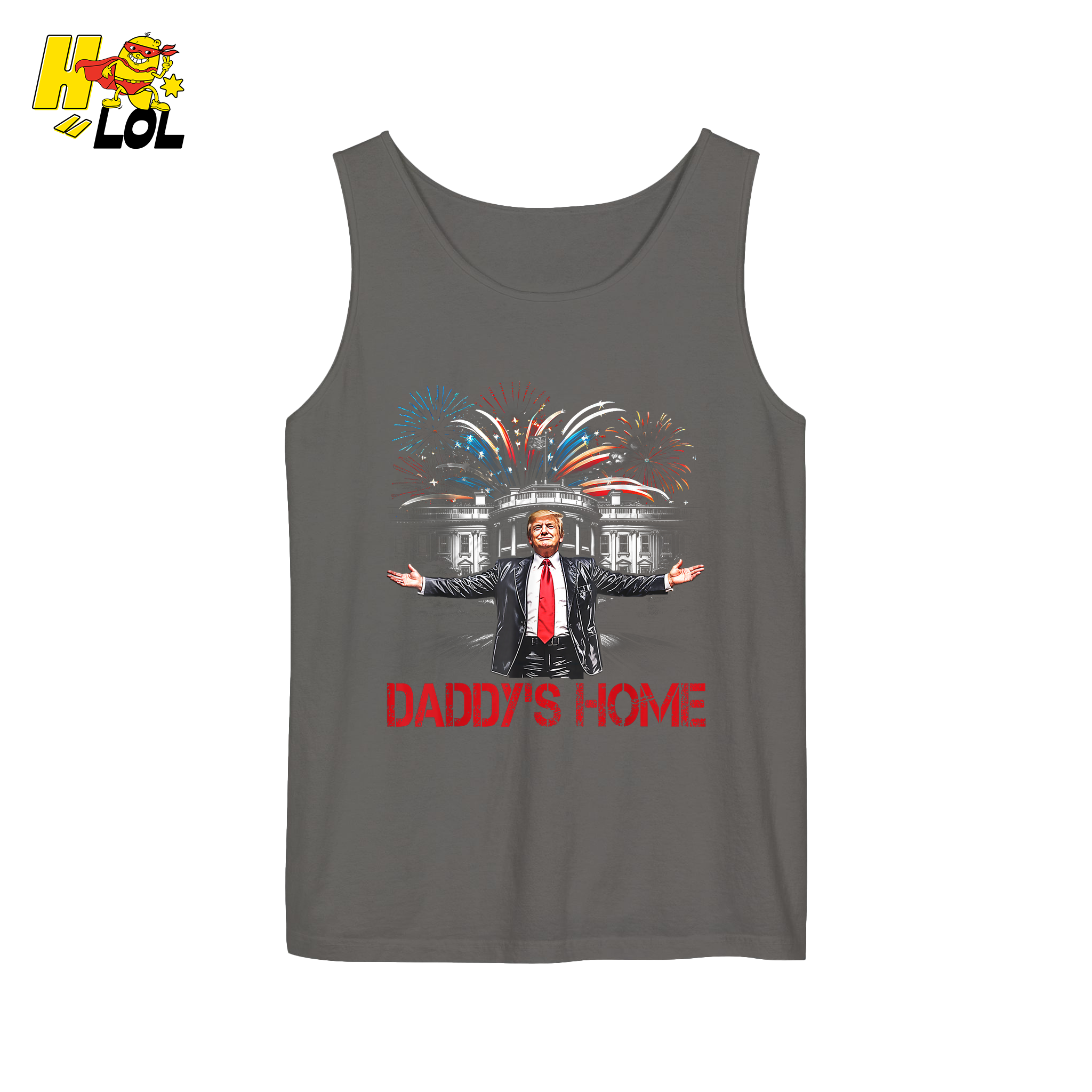 Daddy’s Home Shirt Patriotic Fireworks Political Graphic Shirt - HQLOL