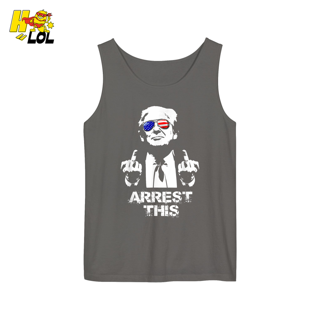 Trump Middle Finger Arrest This Edgy Political Anti-Woke Shirt - HQLOL