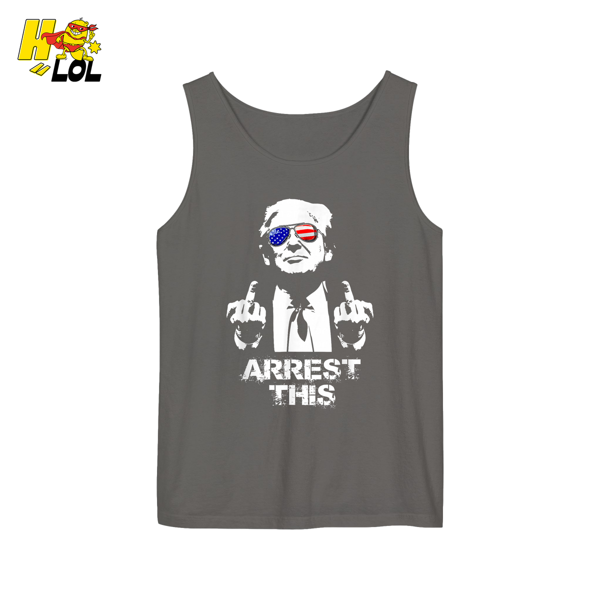 Trump Middle Finger Arrest This Edgy Political Anti-Woke Shirt - HQLOL