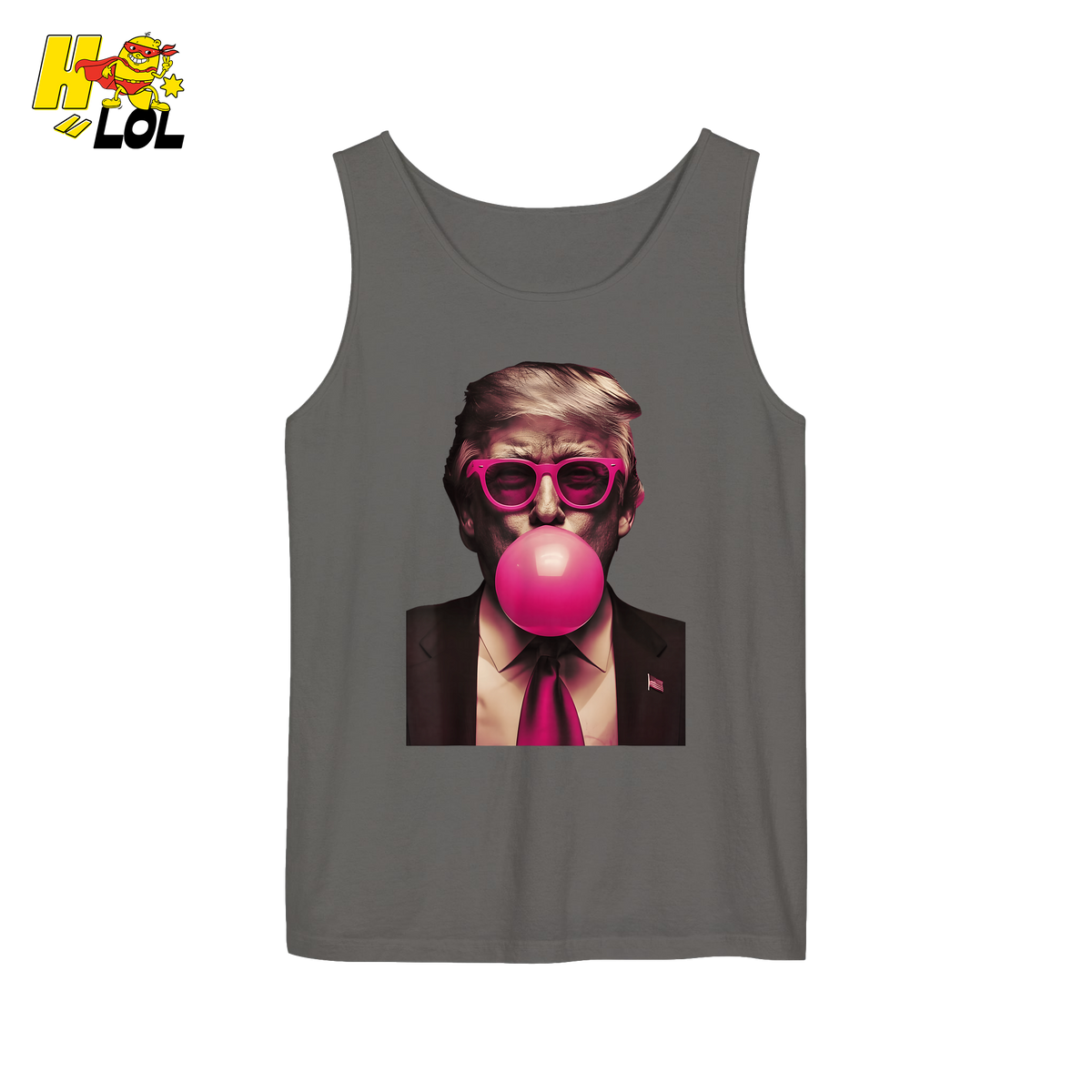Trump Bubble Gum Pink Glasses Funny Pop Art Viral Meme Shirt - HQLOL
