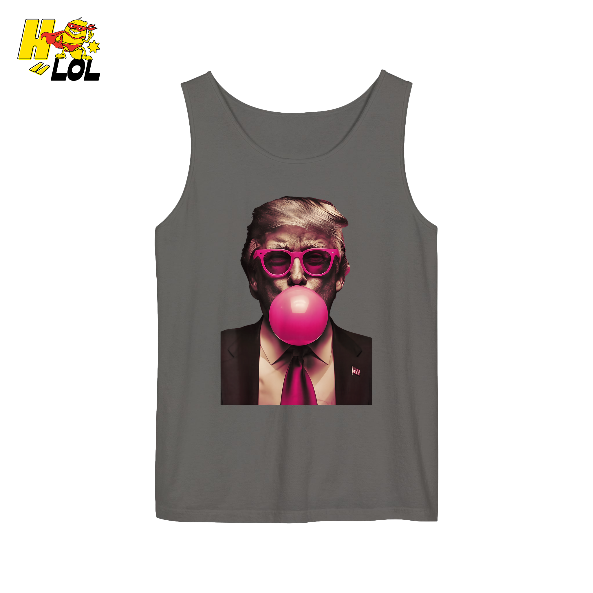 Trump Bubble Gum Pink Glasses Funny Pop Art Viral Meme Shirt - HQLOL