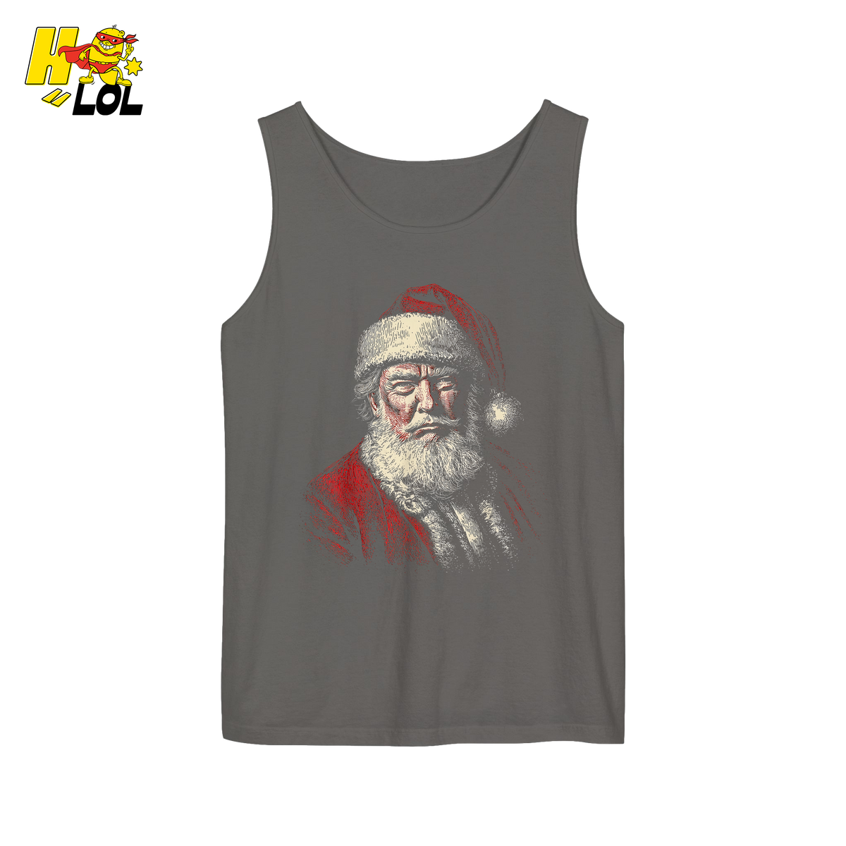 Vintage Santa Portrait Shirt Trump-Inspired Parody Christmas Gifts - HQLOL