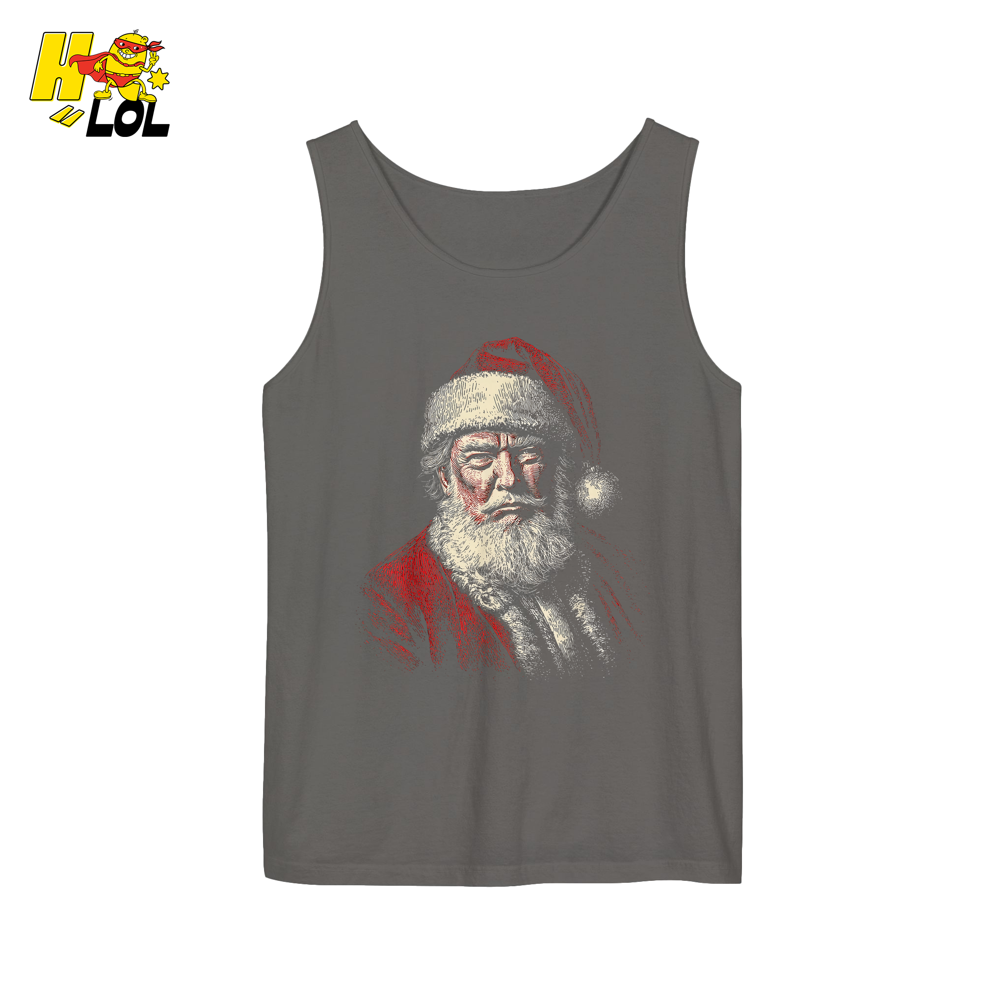 Vintage Santa Portrait Shirt Trump-Inspired Parody Christmas Gifts - HQLOL