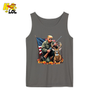 Patriotic Hunting Shirt Hunter Deer American Flag Graphic Shirt - HQLOL
