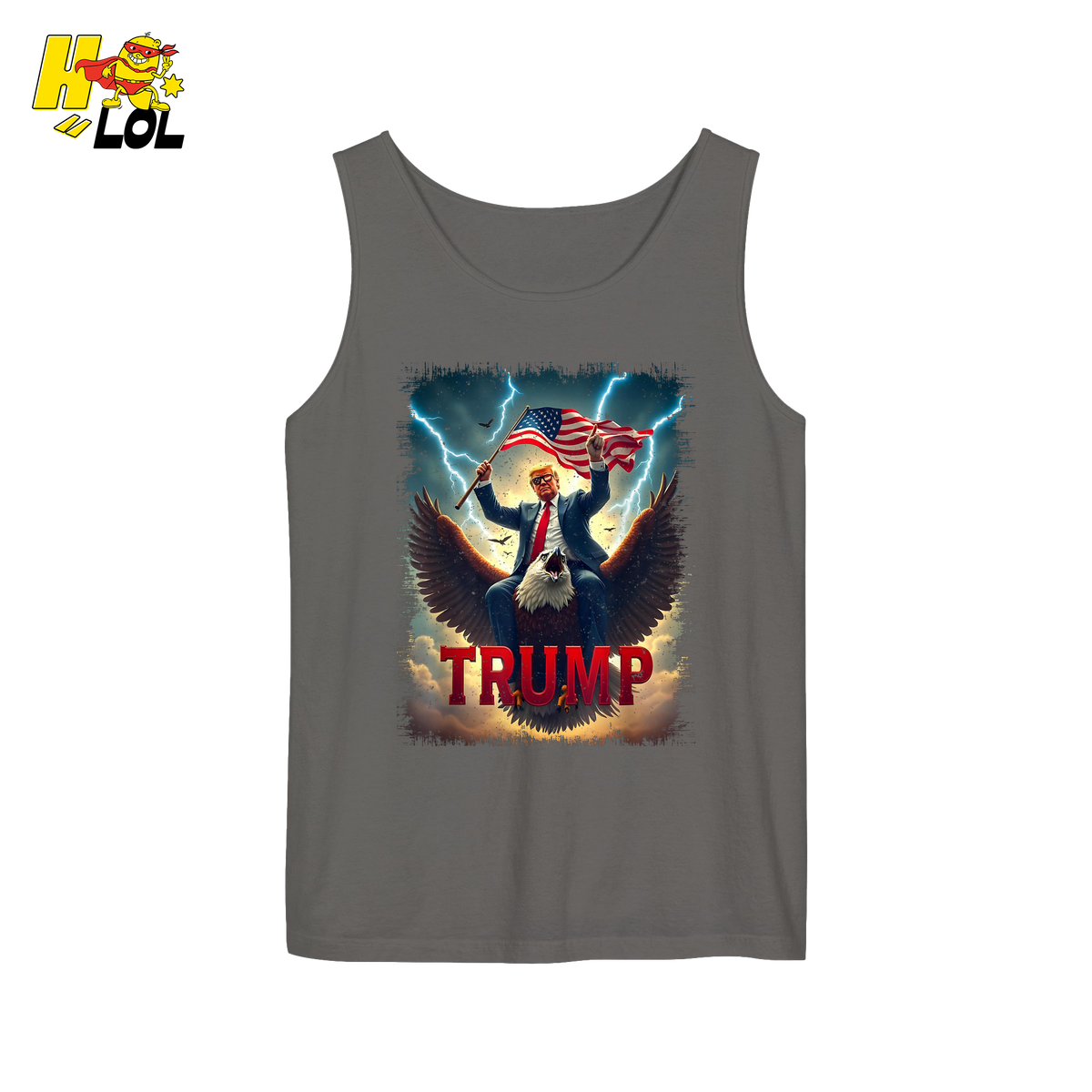 Donald Trump King & Eagle Shirt Patriotic MAGA Gift - HQLOL