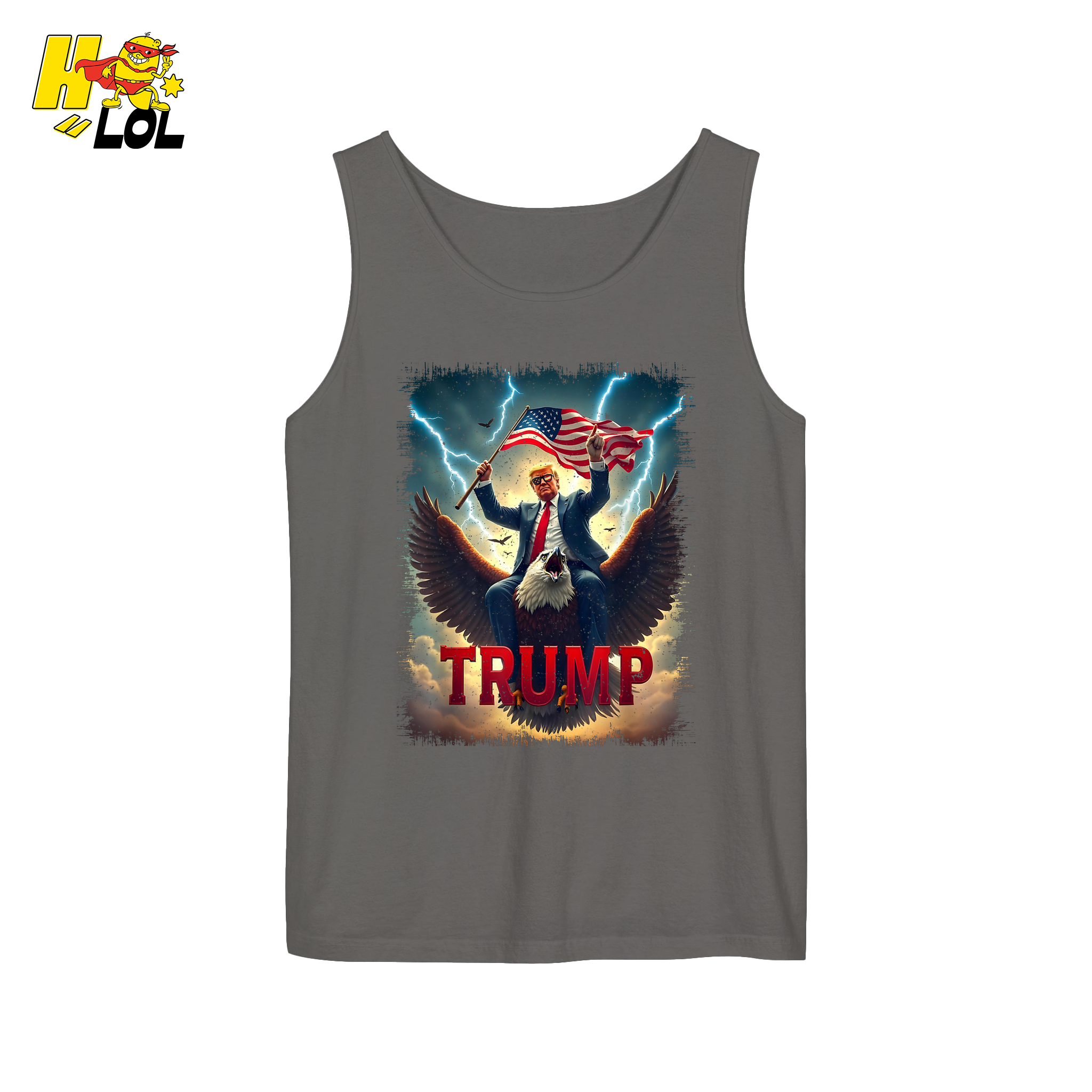 Donald Trump King & Eagle Shirt Patriotic MAGA Gift - HQLOL