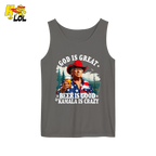 God Is Great Kamala Is Crazy - Trump Beer Patriotic Shirt - HQLOL