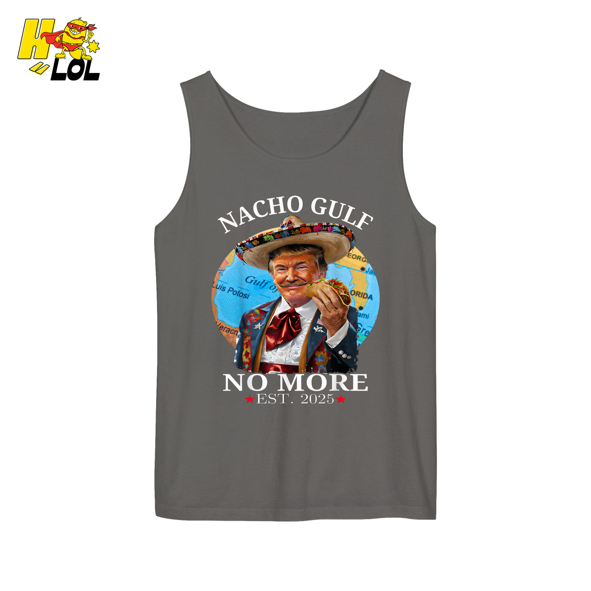 Nacho Gulf No More Shirt Funny Taco Sombrero Graphic Shirt - HQLOL