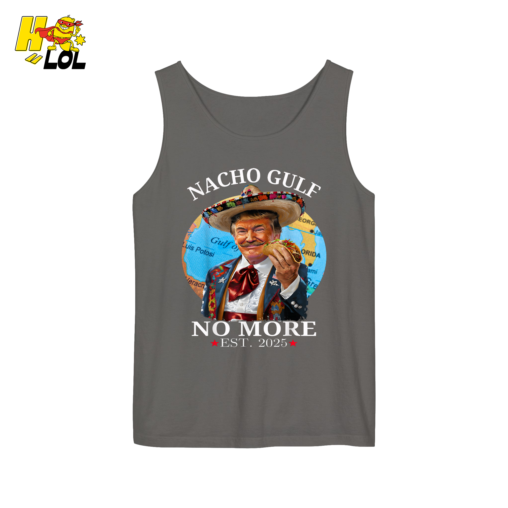 Nacho Gulf No More Shirt Funny Taco Sombrero Graphic Shirt - HQLOL