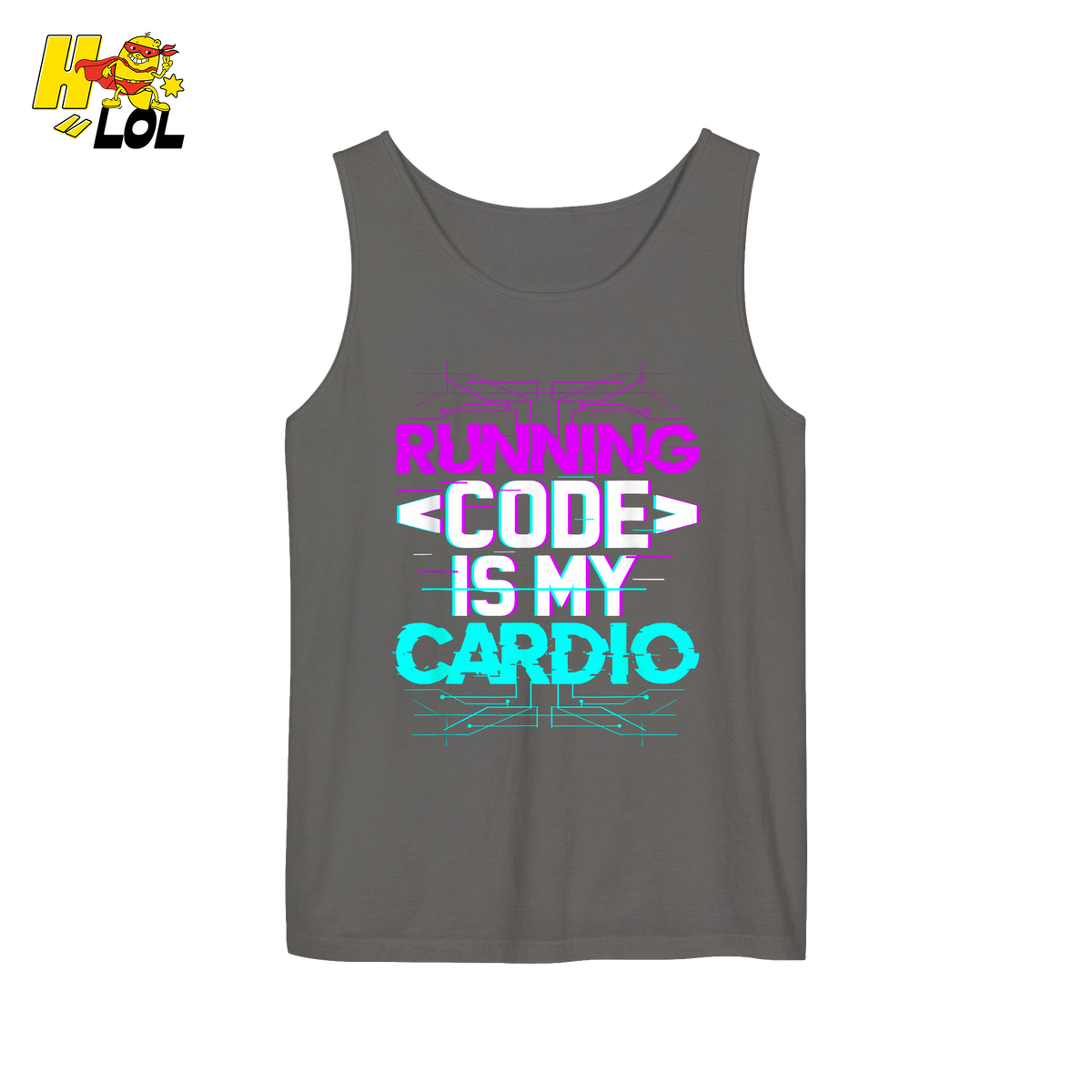Running Code Is My Cardio Shirt Funny Programmer Neon Shirt - HQLOL
