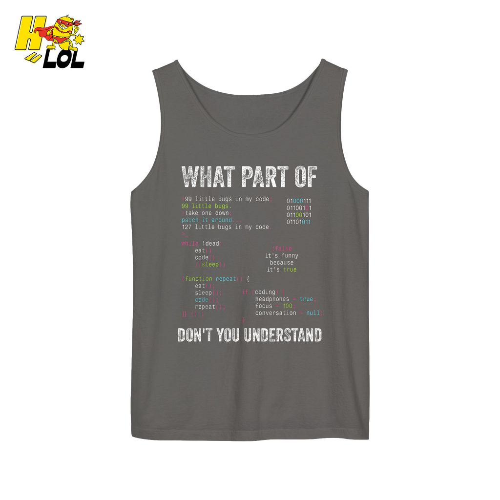 What Part of Don’t You Understand Shirt Funny Coding Programmer - HQLOL