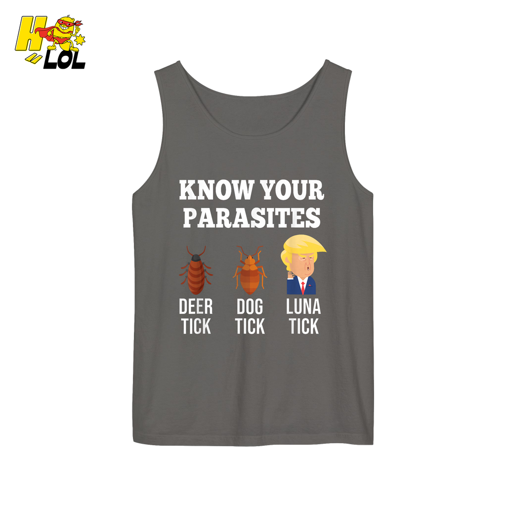 Know Your Parasites Shirt Funny Tick Meme Satire Graphic Shirt - HQLOL