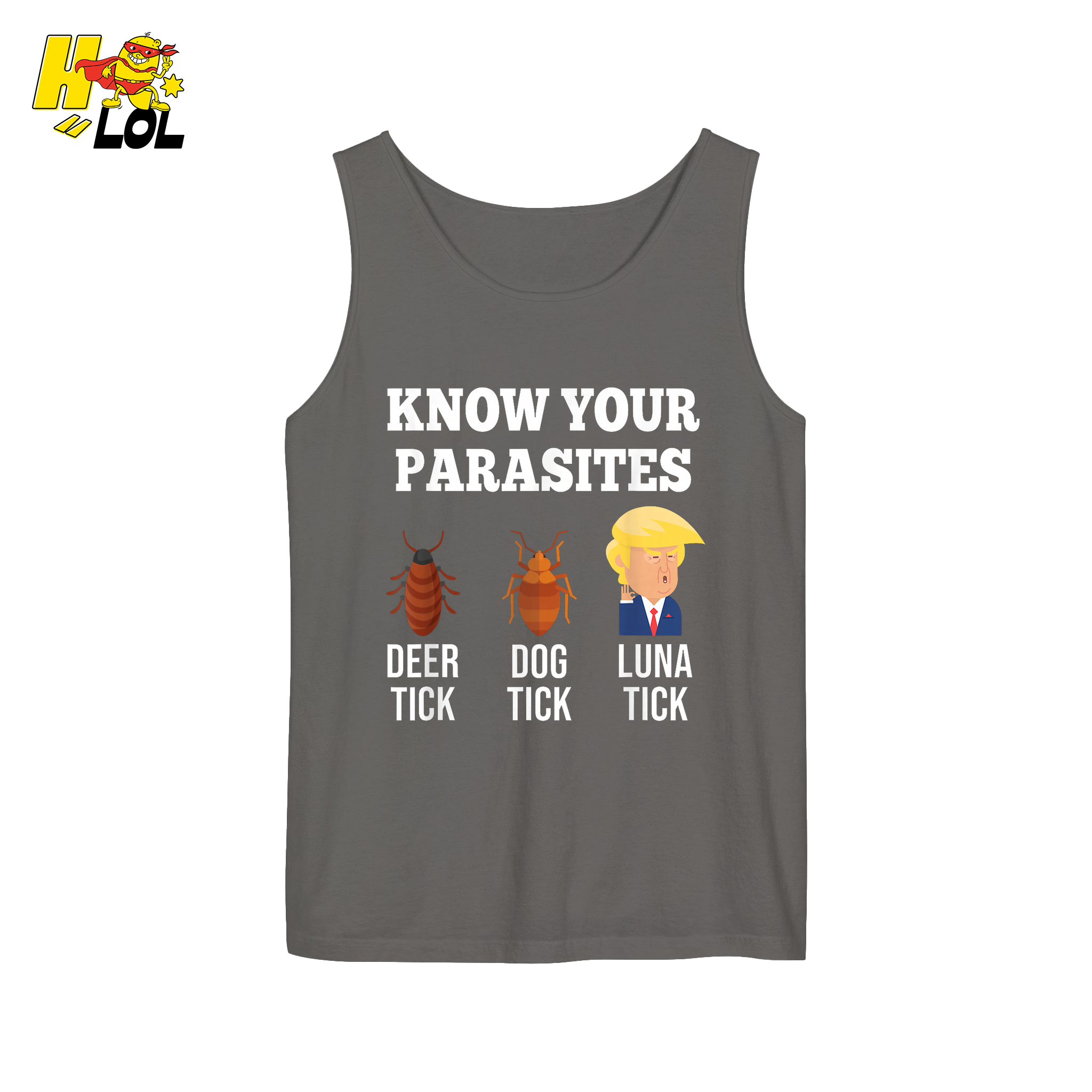 Know Your Parasites Shirt Funny Tick Meme Satire Graphic Shirt - HQLOL