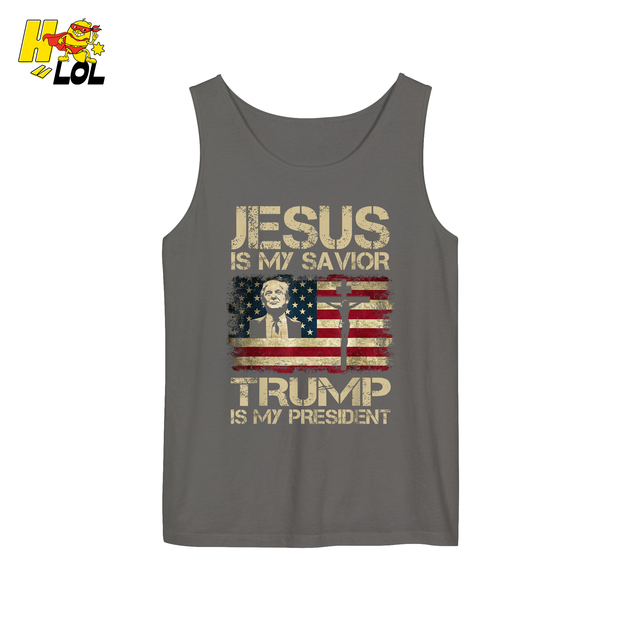 Jesus Is My Savior Trump Is My President Shirt Christian Patriotic - HQLOL