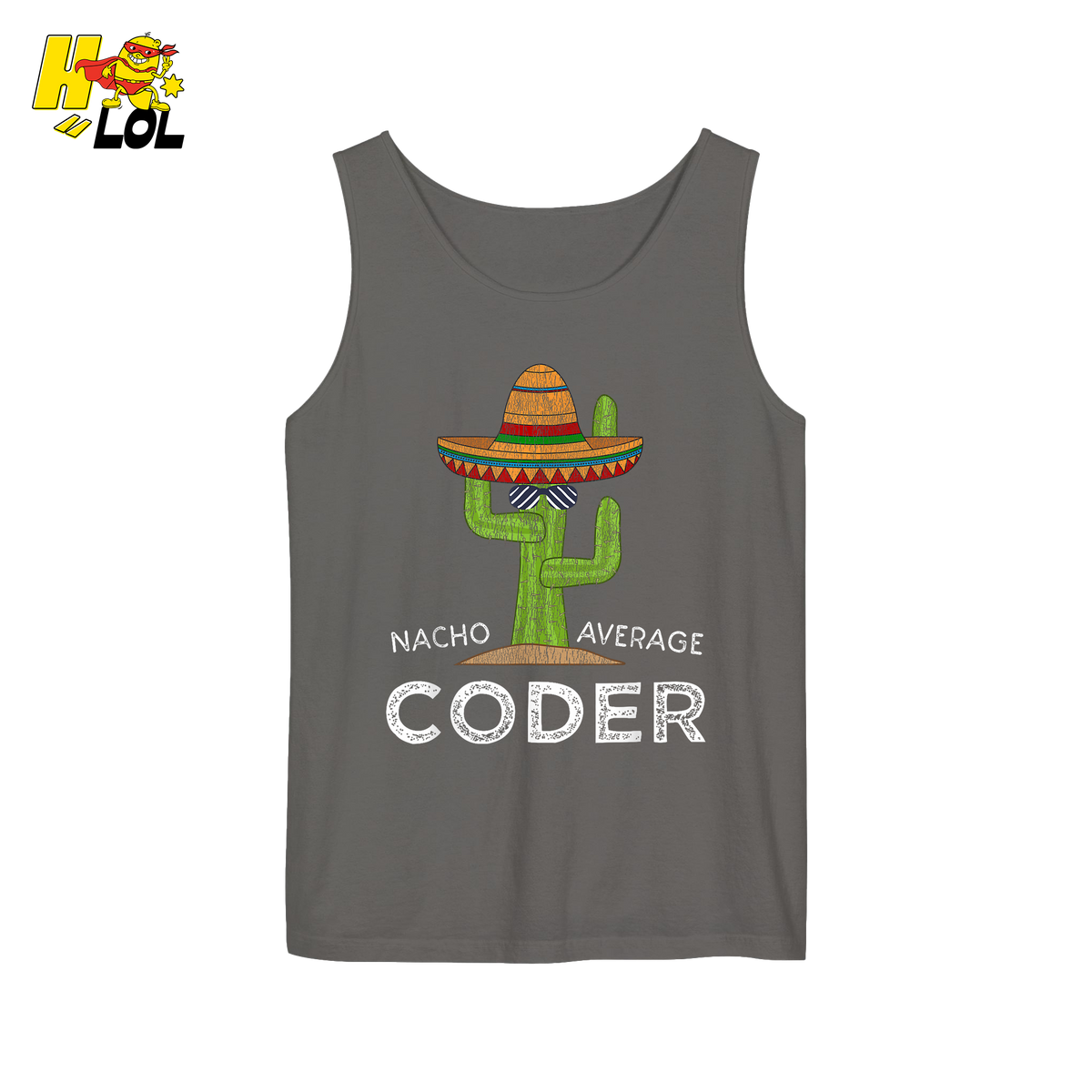 Nacho Average Coder Shirt Funny Programmer Cactus Shirt - HQLOL